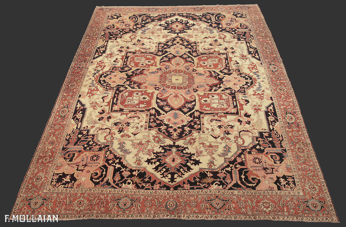 Teppich Persischer Heriz Serapi n°:64873442